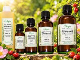 Wildrosenöl, Hagebuttenkernöl, BIO, Kaltpressung, 500ml